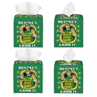 Custom WWE John Cena Tissue Box Holder Square Never Give Up PU Leather Facial Tissue Box Cover for Car Home 2