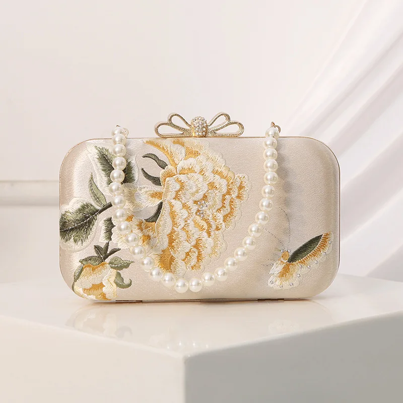 Embroidered Evening Bags Matching Bag Women's Evening Dress Bags Clutch Bag Stylish one shoulder crossbody bag Purses Women Bag