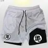 Z Goku Anime Sweatpants Shorts Men Gym Running Quick Dry Sport Outdoor Training Summer 2 In 1 Short Pants 3