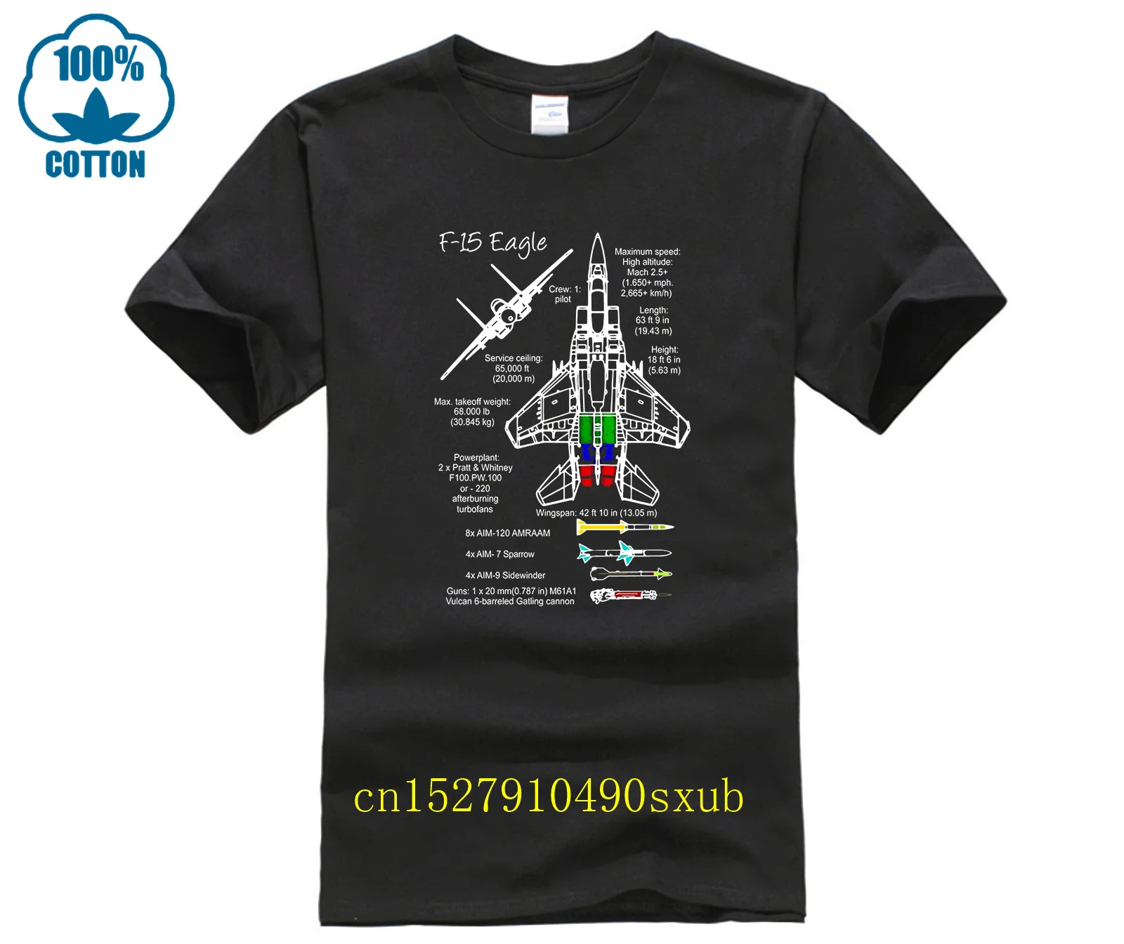 

2023 F-15 Eagle The Fighting Eagles, футболка, модная мужская футболка