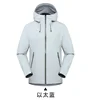 ARC Embroidery Three layer Outdoor Waterproof Windbreaker Hiking Jackets Mens High Quality Hunting Camping Fishing Coat 2