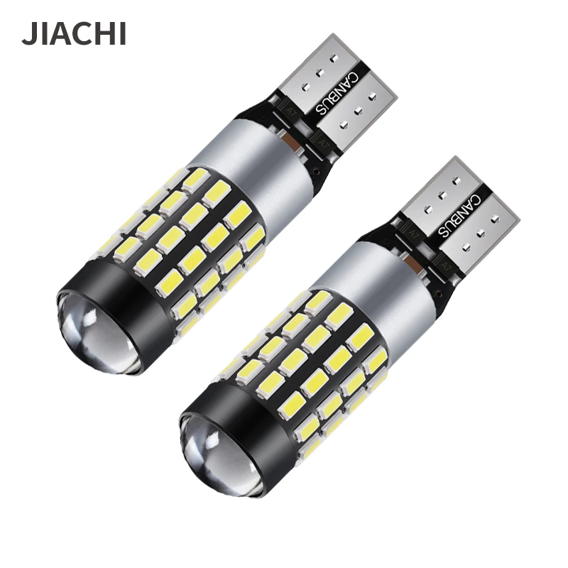 JIACHI 2pcs T10 54 SMD W5W Led Canbus Bulbs 194 168 3014 Chip