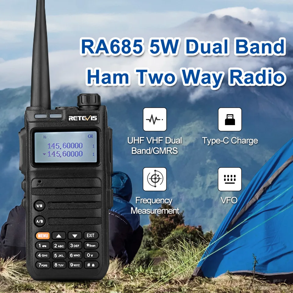 RA685 Walkie Talkie Long Range Ham Radio Stations radio walkie talkie  dual band Aliexpress