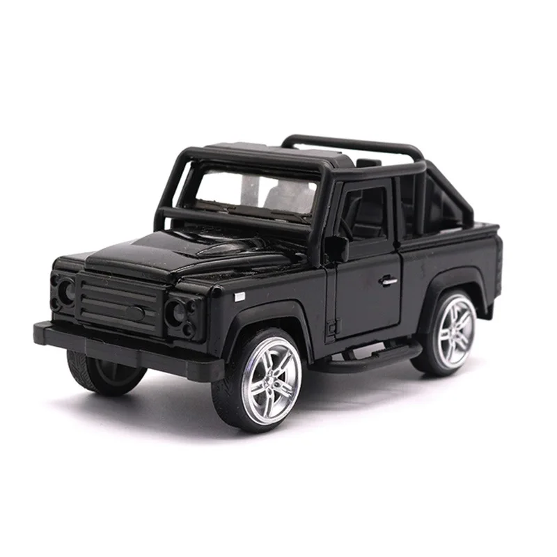 Kids Cars Model 1:32 Scale Pull Back Alloy Diecasts & Toy Vehicles Off-road Car Collectible Toy for Boys Children Christmas Y098 30 styles army armored military truck toy for boys 1 64 scale pull back alloy diecasts toys vehicles models birthday gifts y056