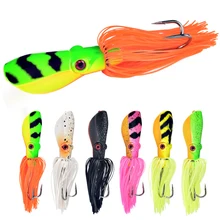 Leurre souple en plastique avec hameçons, appât artificiel avec yeux en 3D, idéal pour la pêche à la grenouille, 7CM, 16.5G 