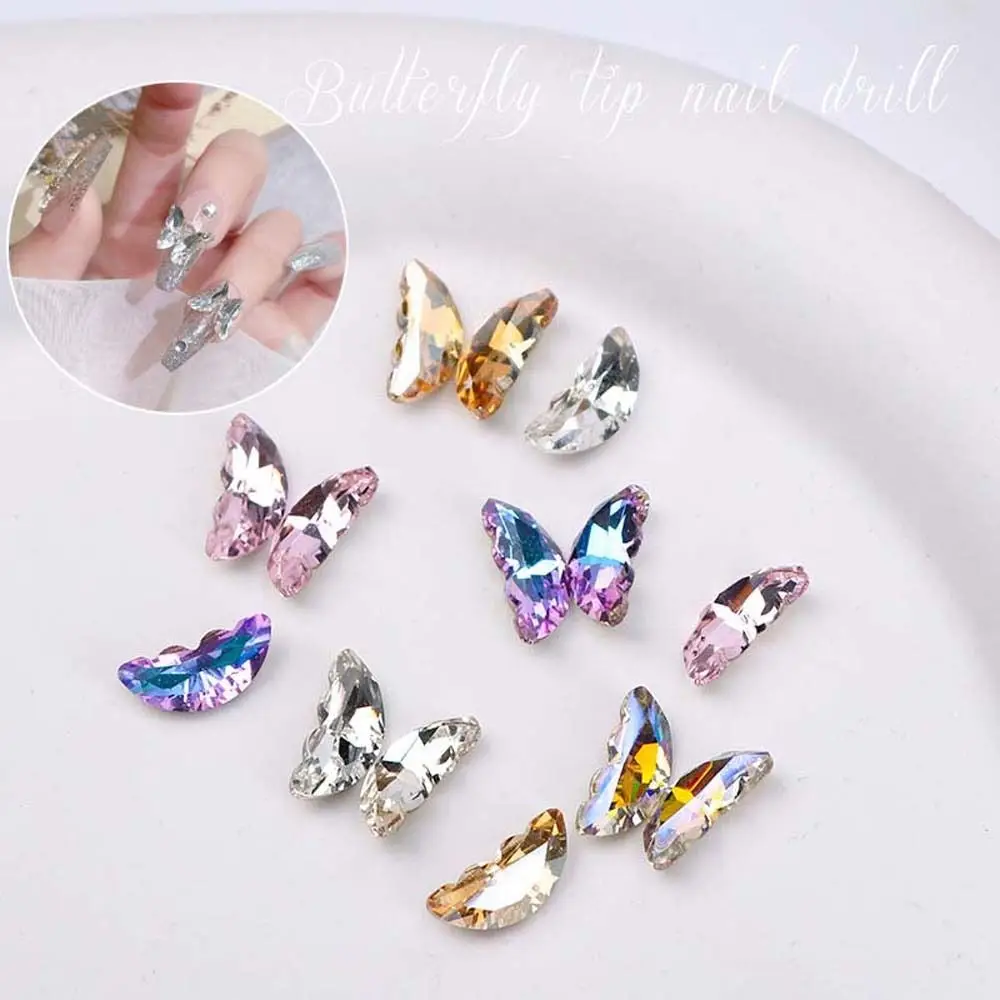 

Wings Aurora Butterfly Japanese DIY Nail Art Nail Decorations Butterfly Nail Rhinestones Nail Jewelry 3D Nail Art Drills