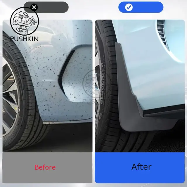4pcs Mudflaps FOR BYD Seal 2023 2024 ATTO 4 Mudguards Fender Guard Splash Mud Flap Mudguard Car Accessories Auto Styline 2