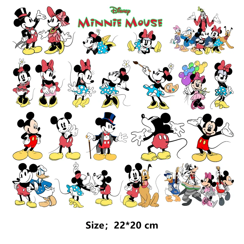 Christmas Iron Transfers Shirts  Stickers Clothing Iron Mickey Disney -  Disney Iron - Aliexpress