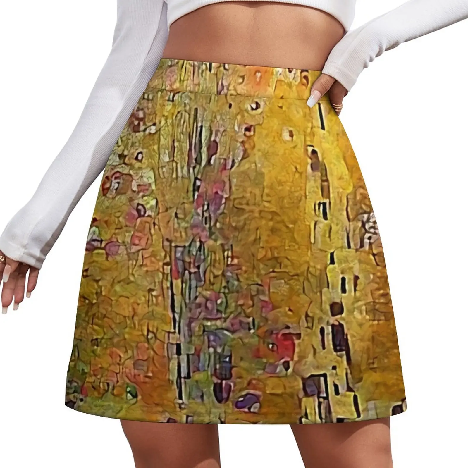 Klimt Trees Mini Skirt rave outfits for women summer skirts Miniskirt two trees 10pcs m3 mellow brass hot melt insert nuts sl type double twill knurled nuts