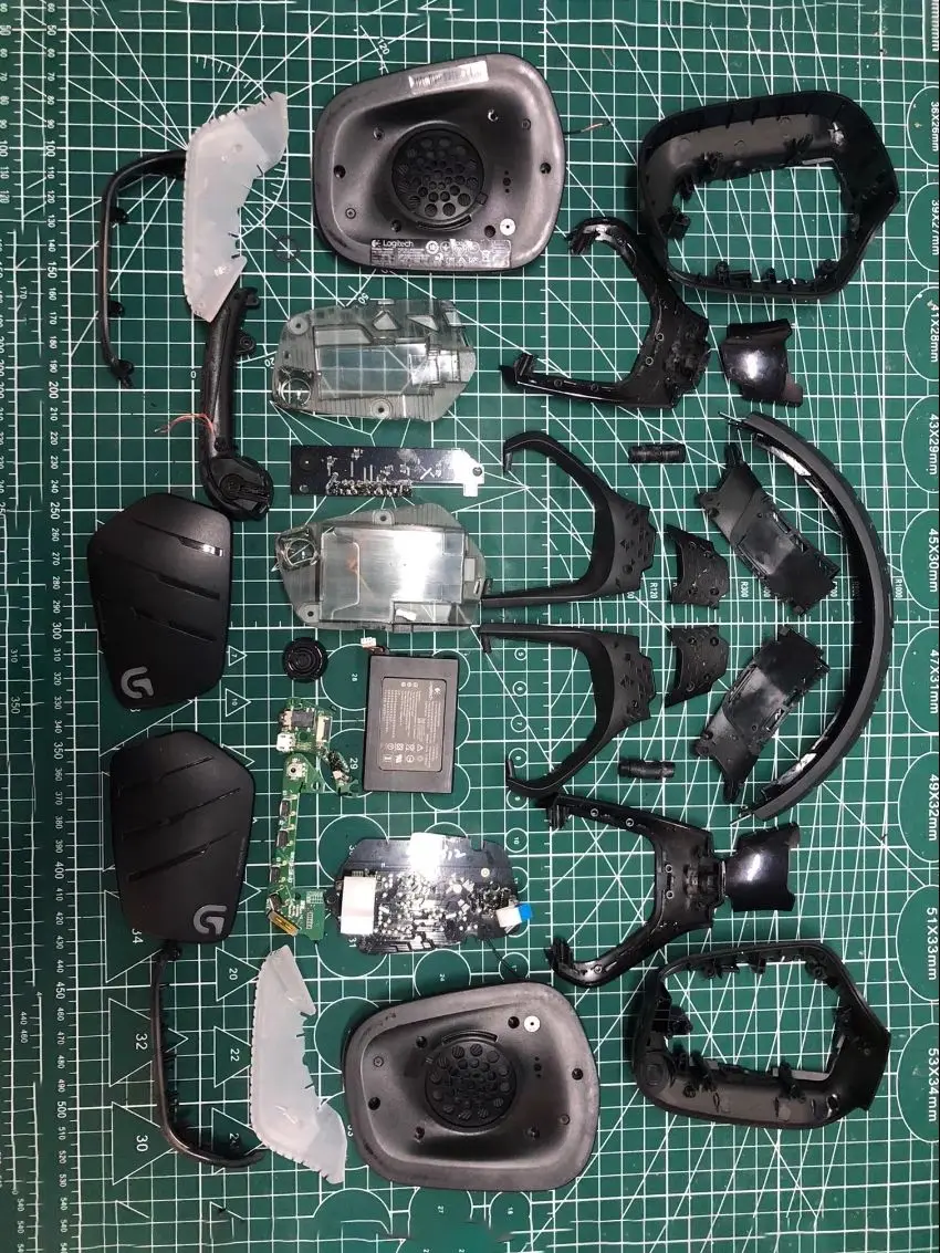Headphone PCB Replacement Driver Speaker for Logitech G933 G935 G633 G635 Artemis Spectrum Wireless Headphone
