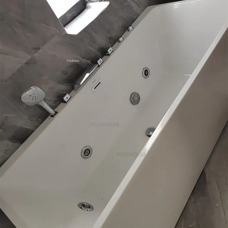 Modern Acrylic Bathtub Spa Tubs And Sauna Rooms Spa Bathtubs Sauna Rooms Bathtub Rectangle Comfortable Massage For Adult