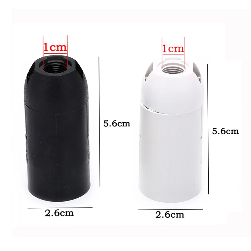 Lot De 6 Douilles Bakélite E14 Vintage - Noir, 250V 2A, Pour Ampoules à Vis | DXiongW