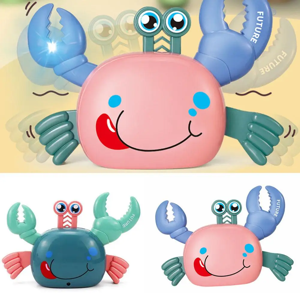 

Electric Induction Crab Electric Pet Musical Toys Children'S Toys Toys Gifts Learn Birthday To Climb Interactive Toys M9B1