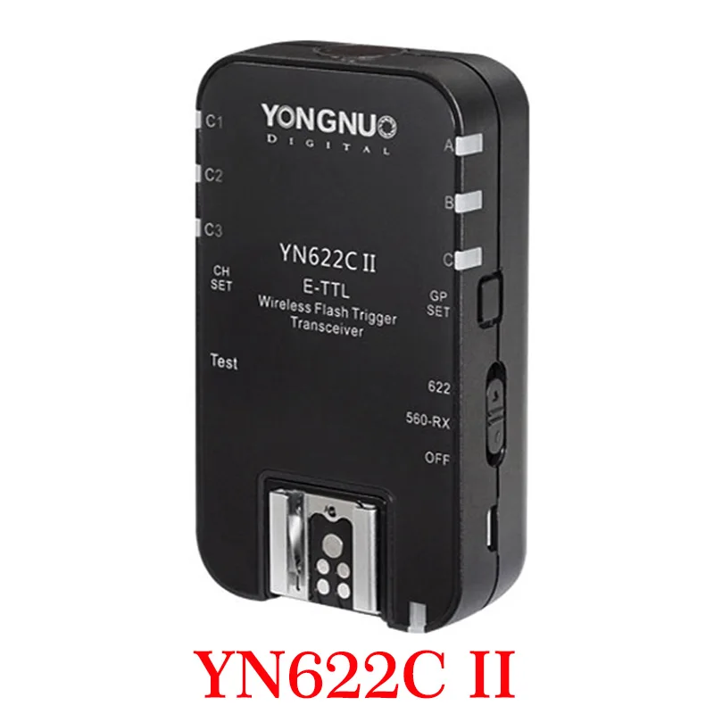 Wireless TTL Flash Trigger YN622C YN-622-TX KIT High-speed Sync HSS 1/8000s Canon Camera 500D 60D 7D 5DIII flash trigger
