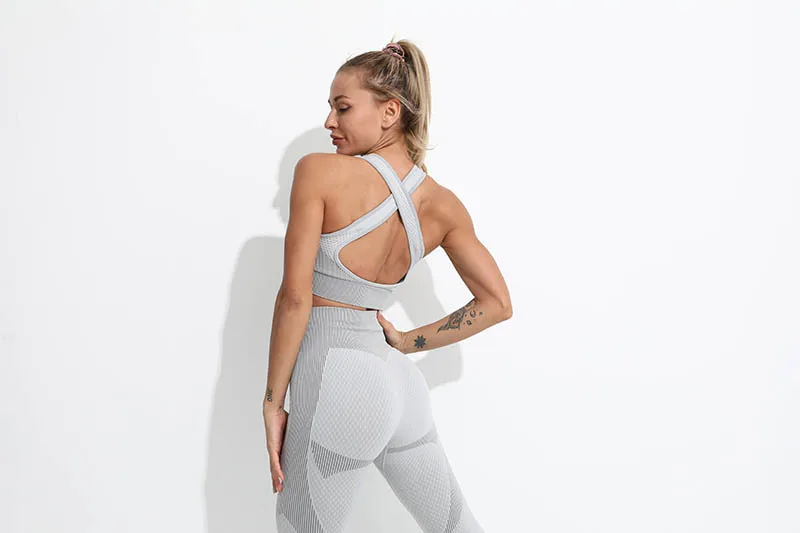 grey leggings Women Seamless Gym Leggings High Waist Hip Lift Yoga Pants Push Up Workout Sports Yoga Sets Suit Female Fitness Clothings lularoe leggings