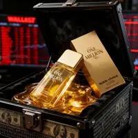 Parfum Golden Million Gold Brick Extrait 100 ml - Parfum boisé longue durée pour femmes et hommes - Parfum pour hommes - Parfum Pray 2