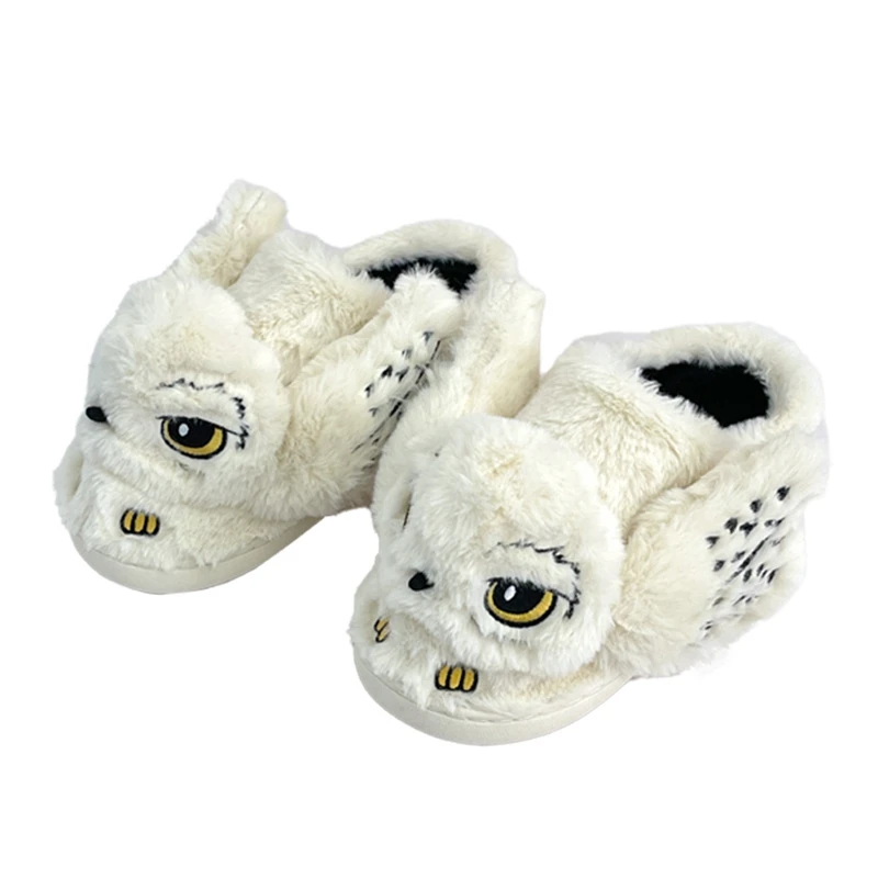 thumbnail image 1 of 2025 Nuevas zapatillas de felpa para adultos Hedwig de la serie Harri Academy, cálidas y bonitas zapatillas gruesas para el invierno, zapatos casuales para uso diario, 1 of 5