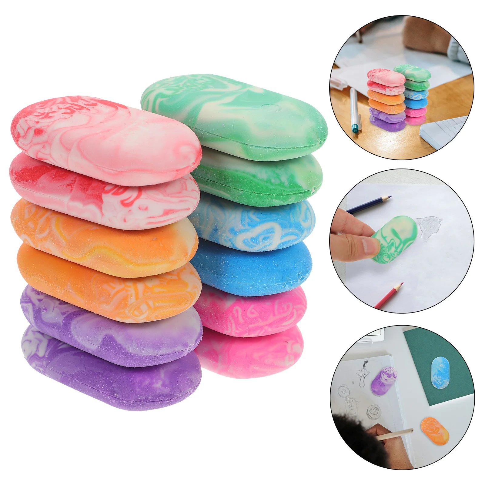 

Ластик с мраморным рисунком, 12 дюймов