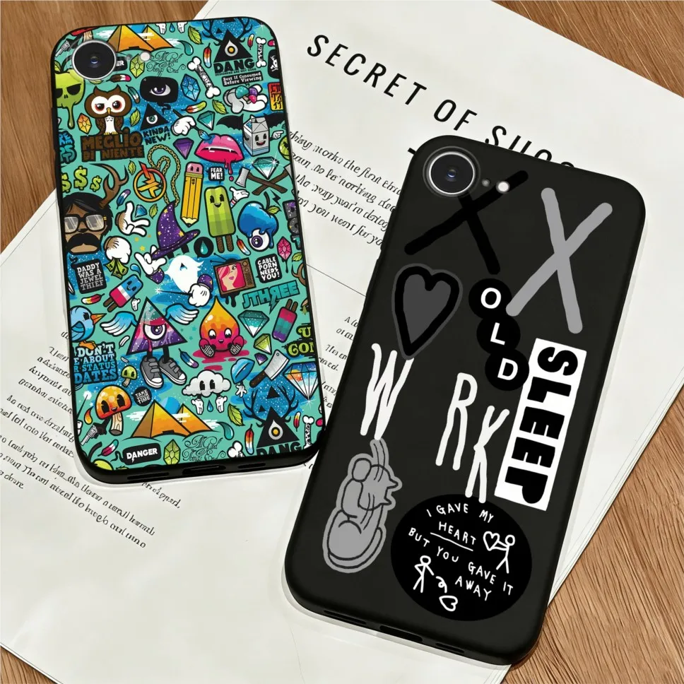 Sleek Full Protection Silicone Phone Case with Modern Design