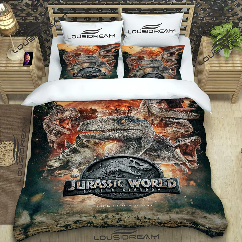 Jurassic World Dekbedovertrek T-Rex Glow In The Dark - 140 X 200 Cm Katoen 70 X 90 Cm