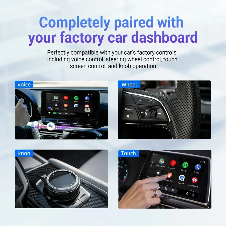 OTTOCAST Play2Video Pro ワイヤレスCarPlay ワイヤレスAndroid Auto
