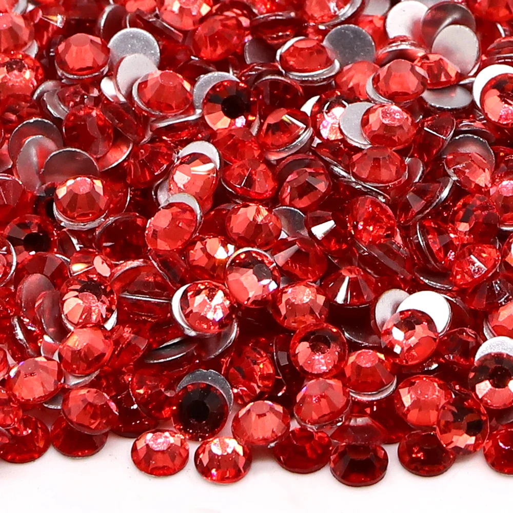 QIYI Neue Farbe Top Qualität Gold Glas Kristall Strass Silber Flatback Strass Steine Nail art Zubehör DIY Dekoration – Detail 4