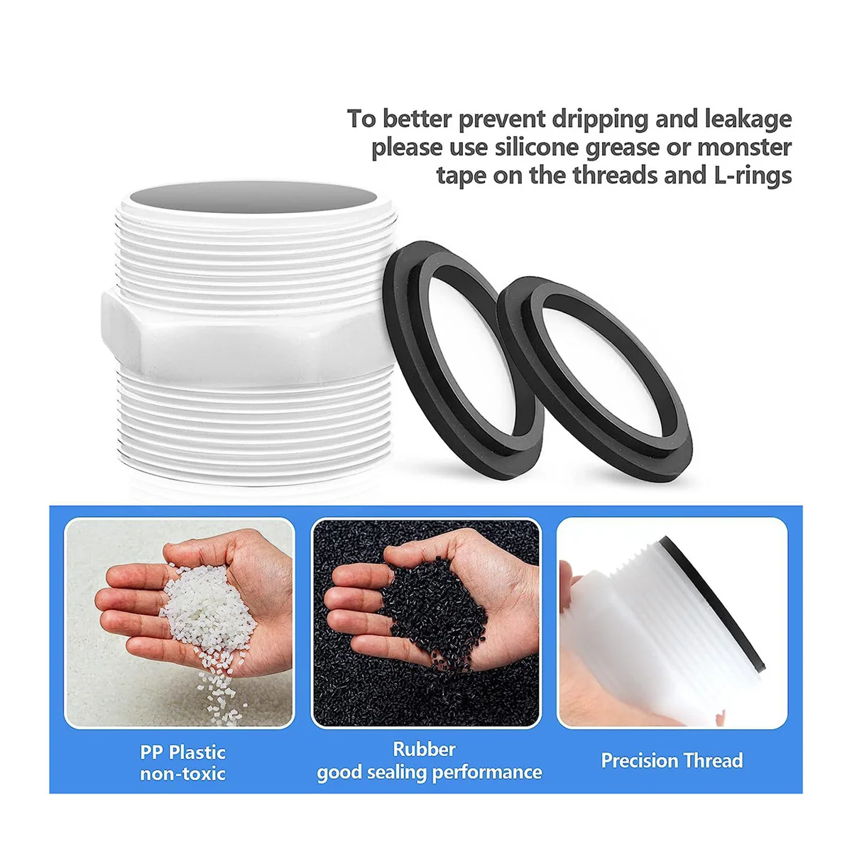 Swimming pool cleaner hose pool hose adapter 1.5 inch for Intex Coleman pool pump hose with ring gaskets swimming adapter parts