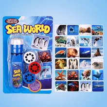 

Children's early education enlightenment puzzle projector flashlight pattern mini luminous light baby bedtime story toy