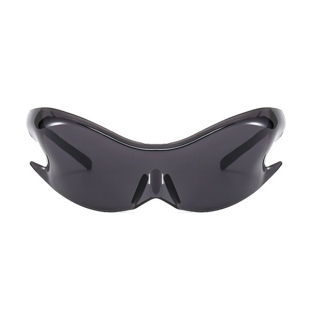 Mode neue Persönlichkeit verbundene Sonnenbrille rahmenlose Y2K Sport Sonnenbrille bunte Reiten Sonnenbrille Flut