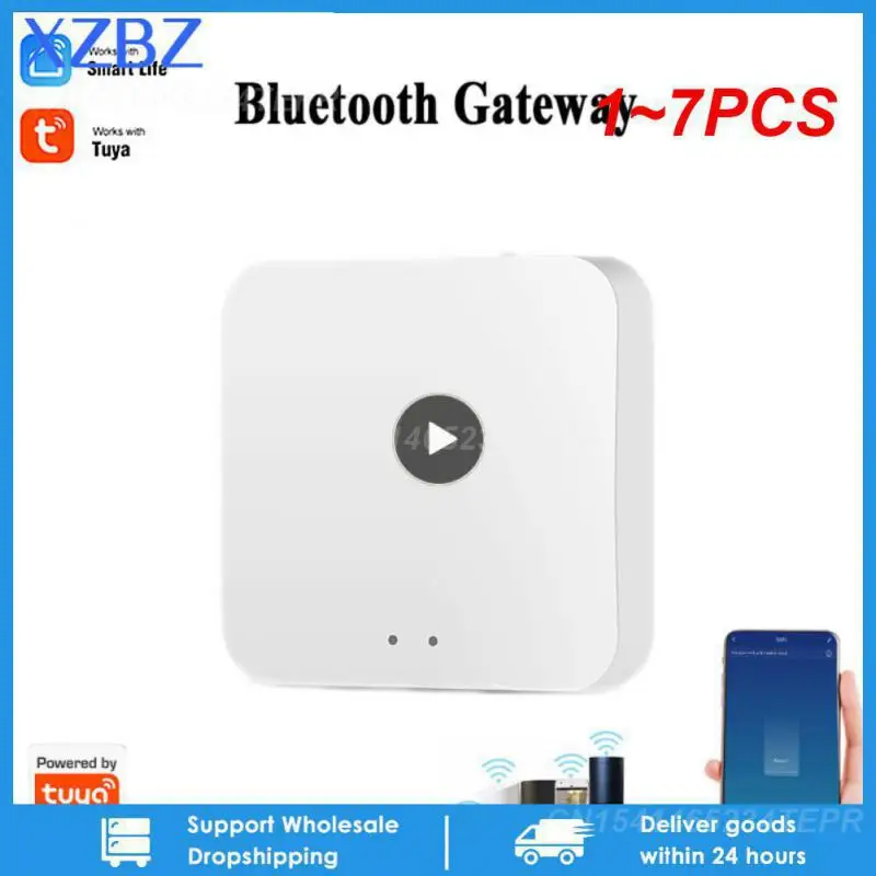 

1~7PCS Tuya Gateway HUB Wireless Smart Bridge bluetooth-compatible Smart Life APP Remote Control Work With Alexa