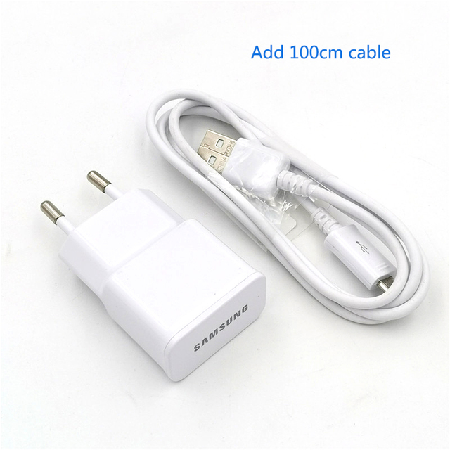 SAMSUNG S6 S7 Edge A10 M10 Charger 5V/2A EU Wall Adapter 1/1.5M Micro USB Data Cable For SAMSUNG Galaxy Note 4 5 C7 C9