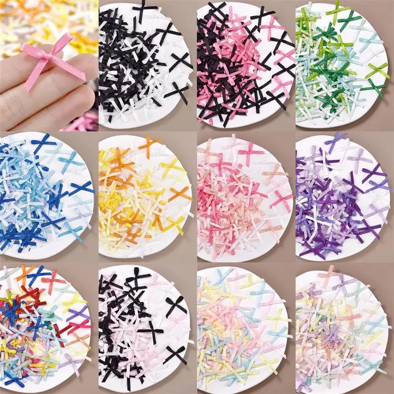 Ribbon Bow Decoration 3mm Ribbons 100Pcs