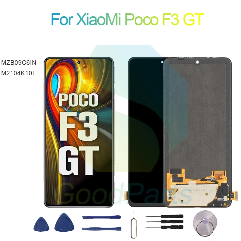 

ЖК-дисплей для XiaoMi Poco F3 GT, экран 6,67 дюйма MZB09C6IN, M2104K10I Poco F3 GT, сменный сенсорный дигитайзер в сборе
