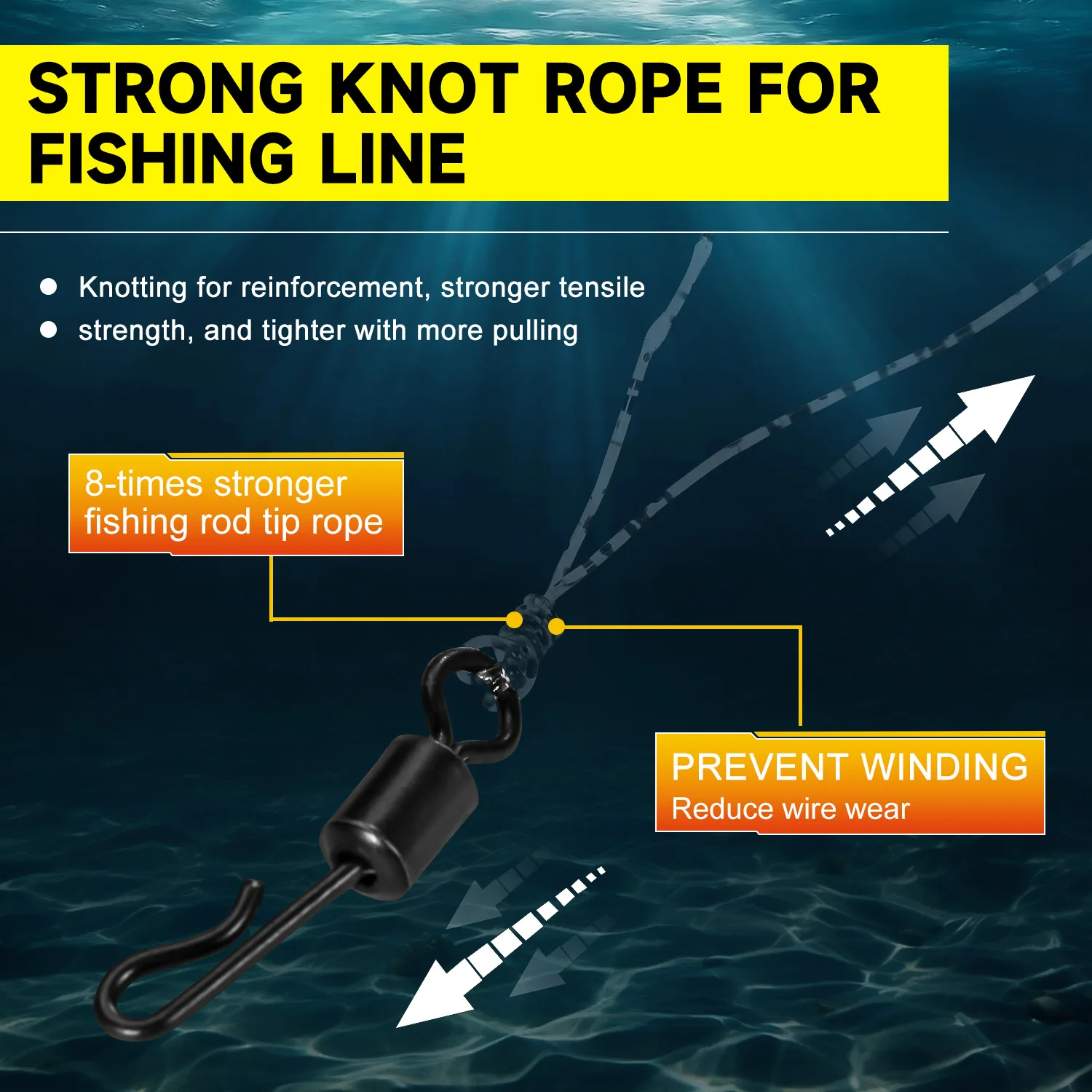 Sougayilang Karpfen-Angelschnur, 1000 m, Nylon-Monofilamentschnur, 14–24 lb, maximale Zugkraft, leistungsstarke Nylonschnur zum Karpfenangeln – Detail 11