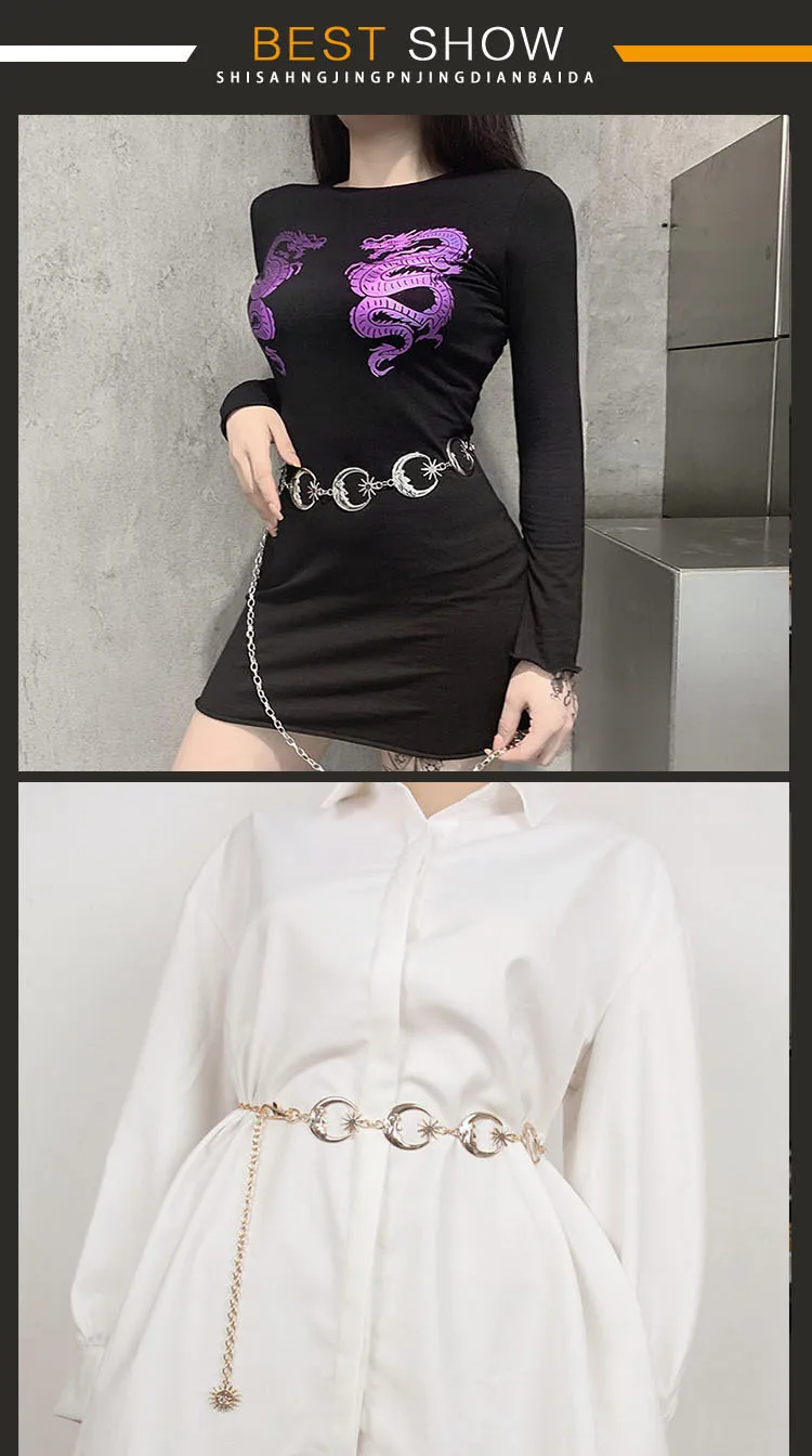 Mode Taillen ketten gürtel für Frauen Gold Silber Farbe Metall hochwertige Bund Kleid Dame Luxus Designer Marke Gürtel dt016 – Detail 6