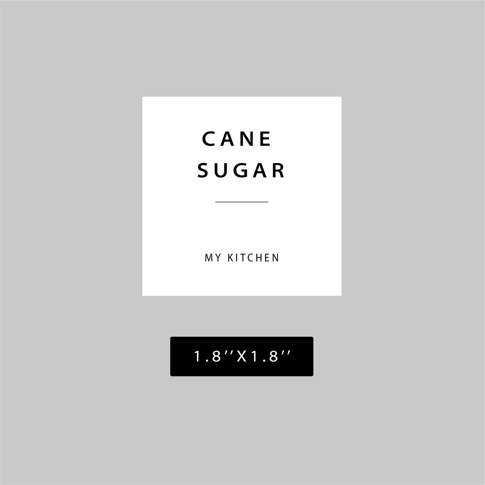 10 Custom Labels for Storage Jars Minimalist Pantry Labels for Kitchen Organization Personalization Spice Labels Home Organizer