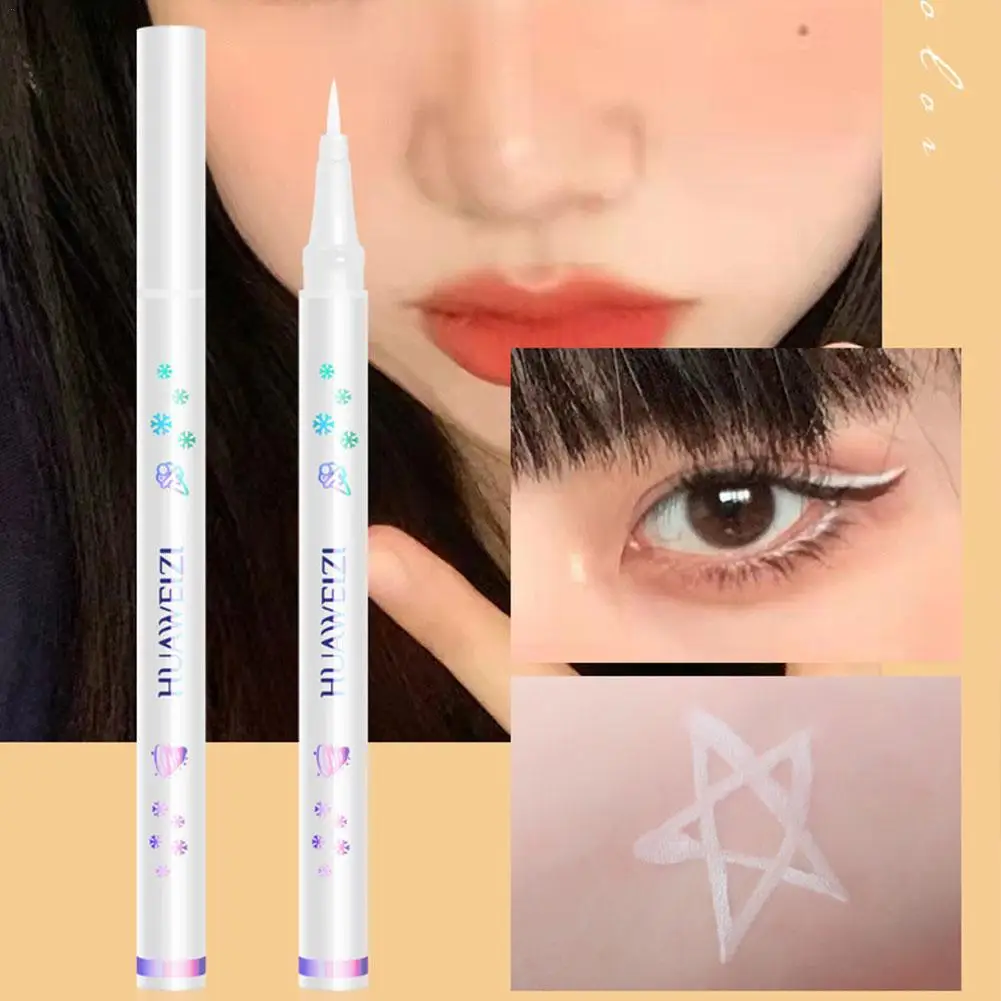 White Eyeliner Liquid Pen Lying Silkworm Pencil Brighten Corners Of Eyes Ultra-thin Waterproof Pigment Smooth Eyeshadow liquid eyeliner