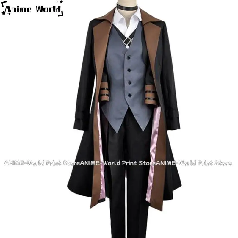 

Косплей костюмы аниме чуя накахара, размер на заказ, костюмы на Хэллоуин