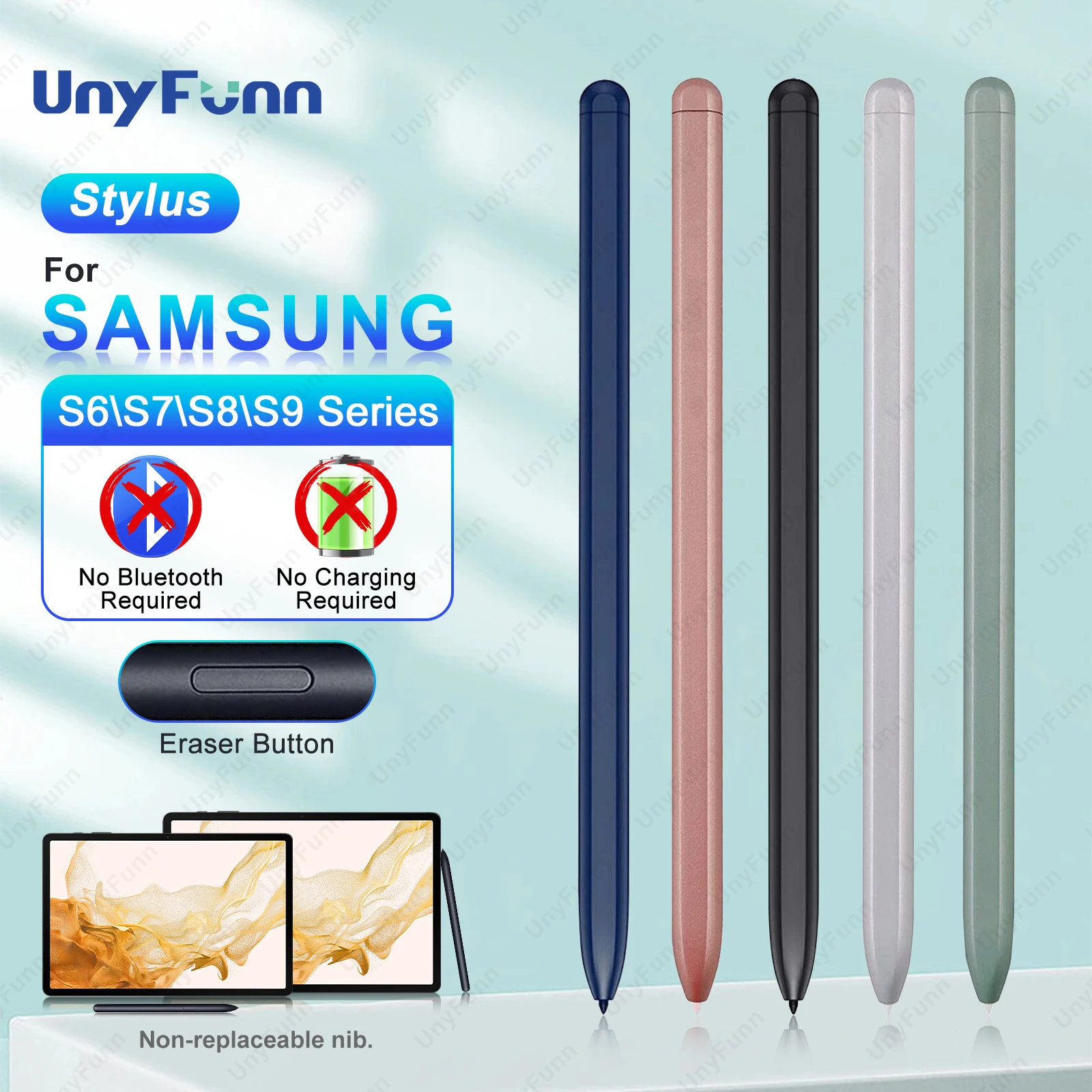 Stylus for Tab S7 / S7+ S Pen Stylus Pen for Samsung Galaxy Tab S7 / S7 Plus/ S7 FE S8 S8Plus  S8Ultra (Without Bluetooth)