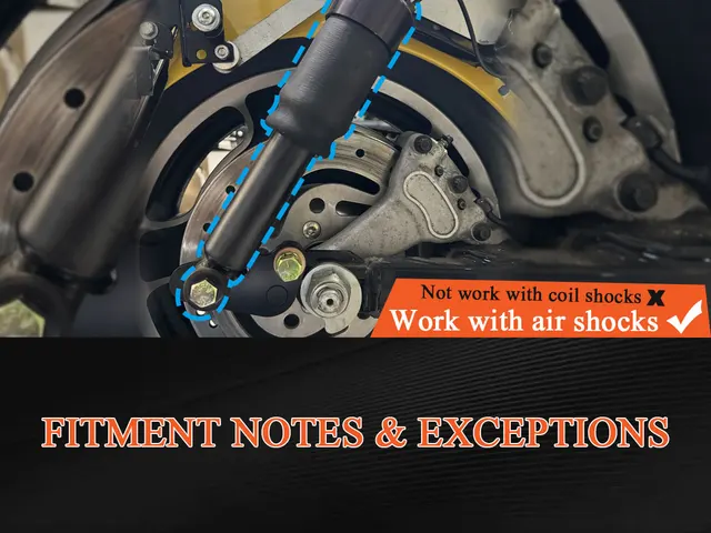 1"-3" Adjustable Rear Lowering Kit For Harley Touring Bikes 2002-2016 (Street Glide, Road King, Etc.)