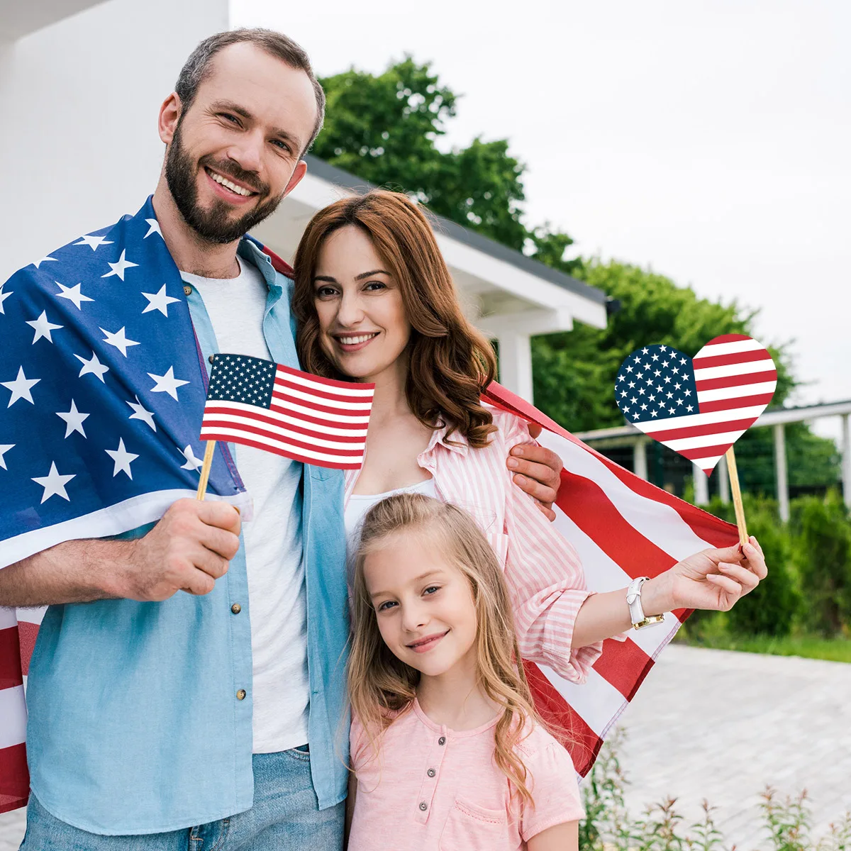 American Independence Day Photo Props,Independence Day Party Decoration Photo Supplies,20pcs