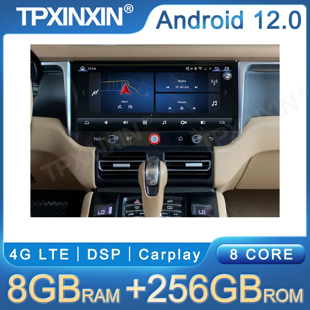 Android12 Per Porsche Panamera Autoradio Schermo Gps Multimedia Automotive Stereo Bluetooth Video Player