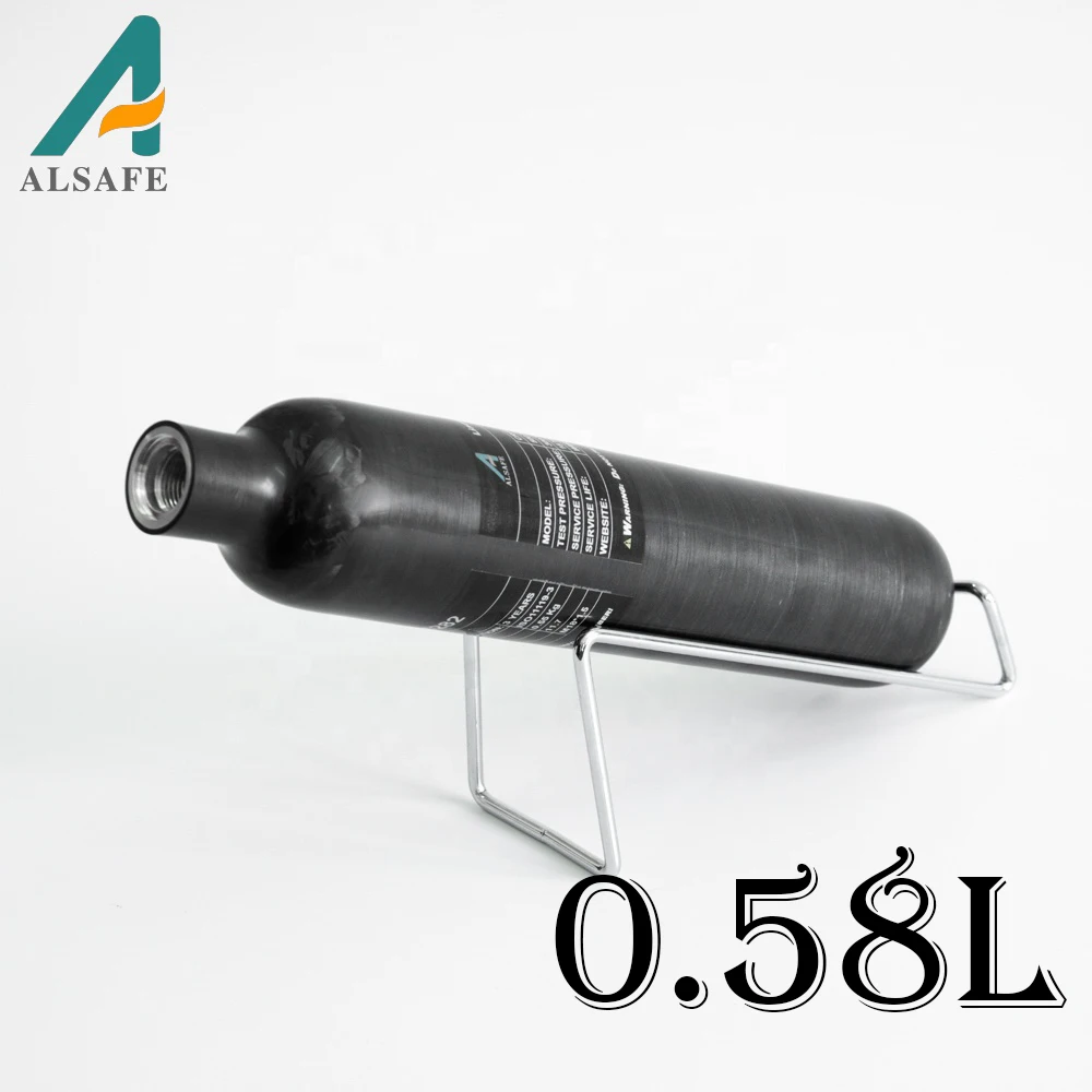 Acecare 4500psi 6.8L CE Compressed Air Carbon Fiber Tank With Integrated Filling Station Valve for Paintball and PCP Games