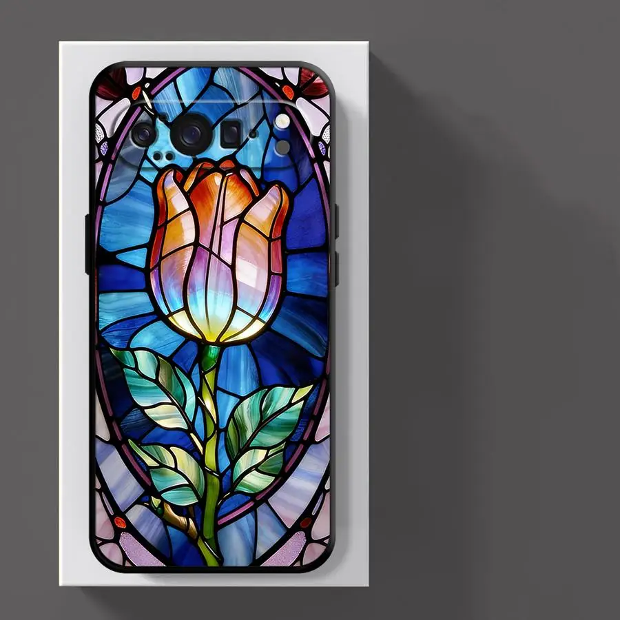Vibrant Floral Window Phone Case Cover