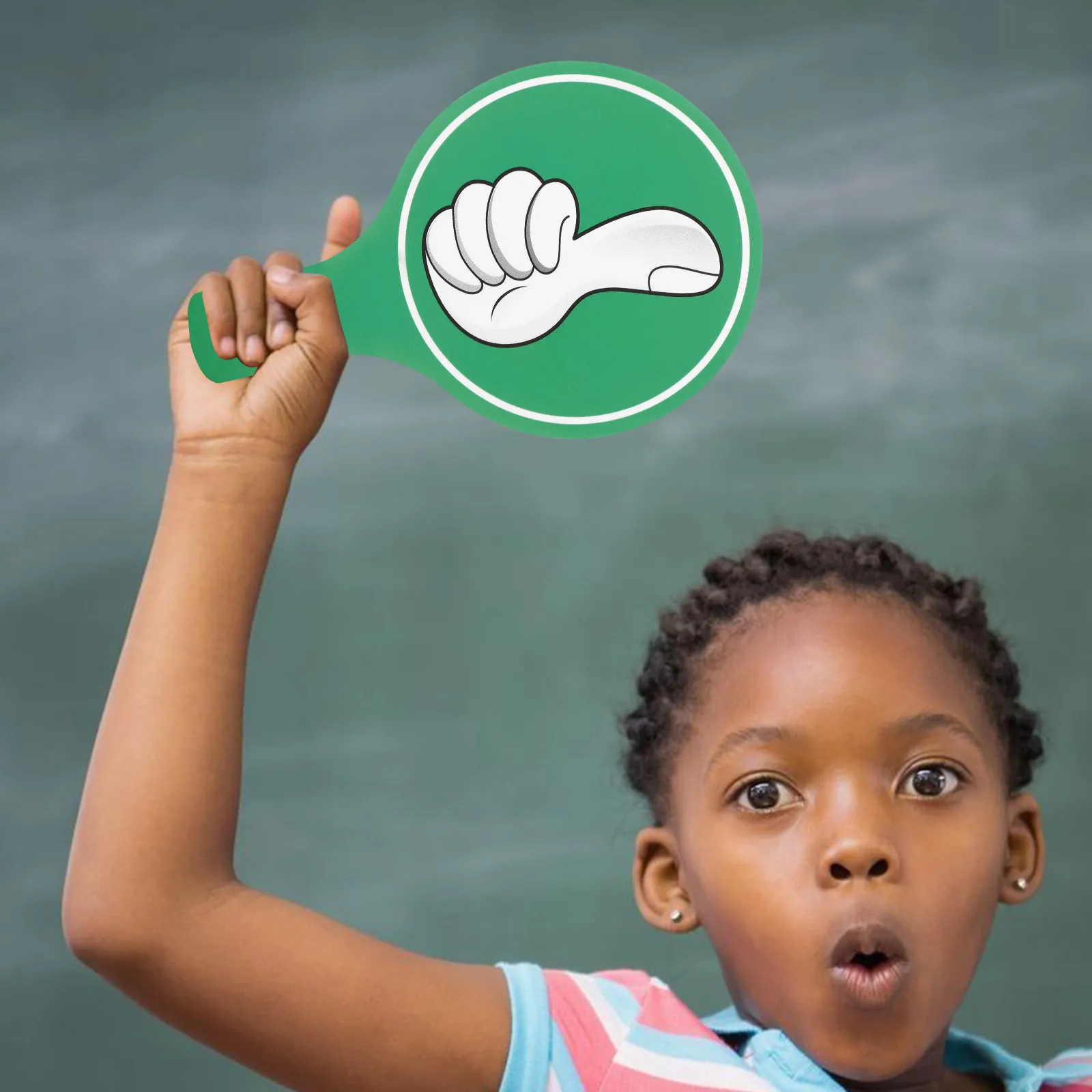 보드 투표 패들 양면 재사용 가능 반대 표시판 교실 투표 용품 휴대용 경량 평가판