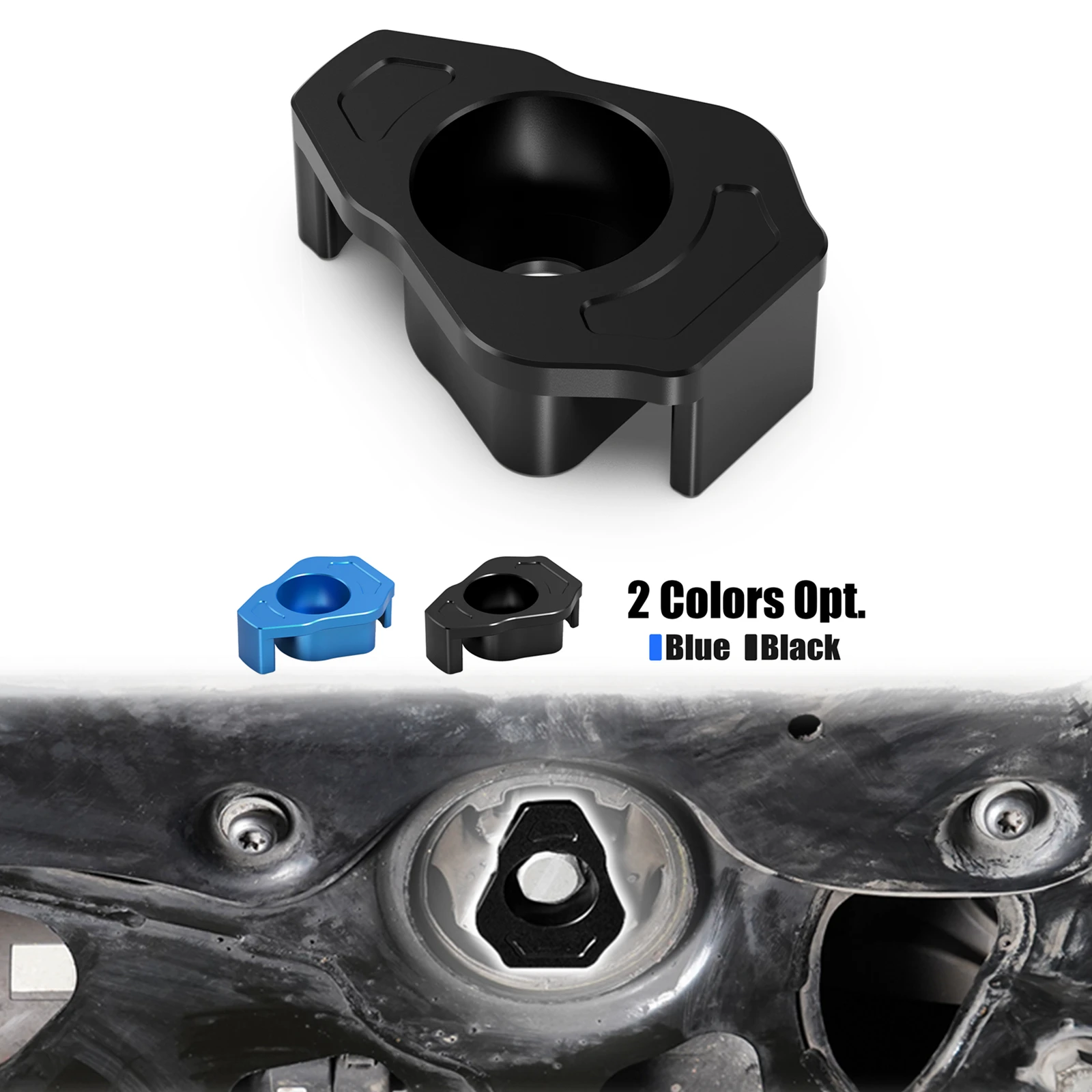 For MQB Lower Motor Mount Insert, for VW for Golf 7 MK7 Passat B8 Tiguan 2, Audi A3 RS3 TT Q2, SEAT, Skoda