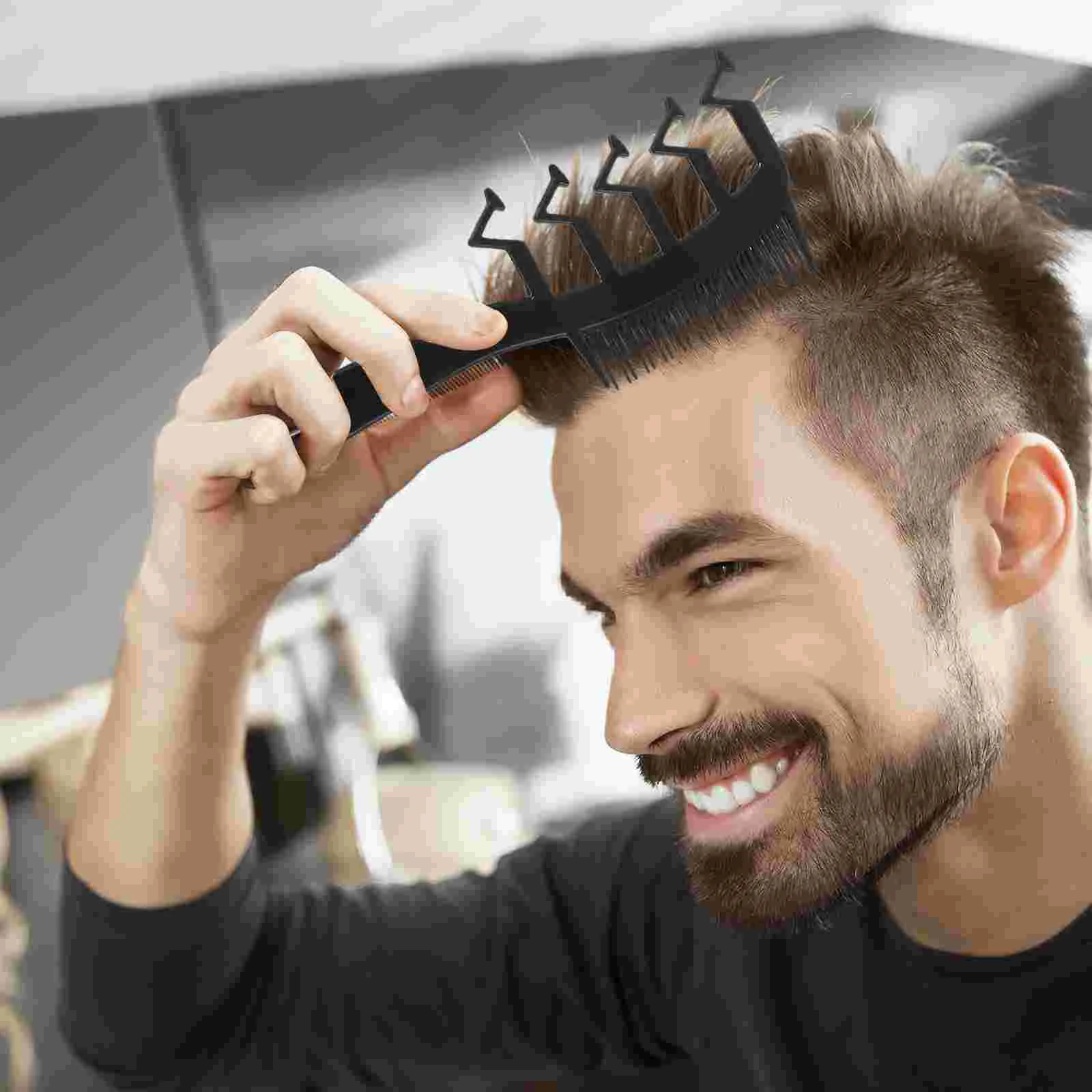 

Hair Slit Comb Z Shape Wide Tooth Comb Long Hair Style Comb Portable Instant Styling Comb Valentines Day Christmas Gifts