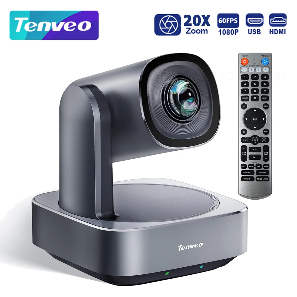 Tenveo-ptzビデオ会議用カメラ,vl20h,20倍ズーム,usb 3.0,hdmi,1080p