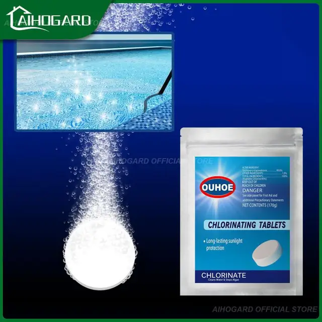 Úszómedence Dezodorizáló Pezsgő Tabletták Kerti Víz Gyógyfürdő Masszázs Medence Távolítsa El A Szagtisztító Tisztító Kiegészítőket