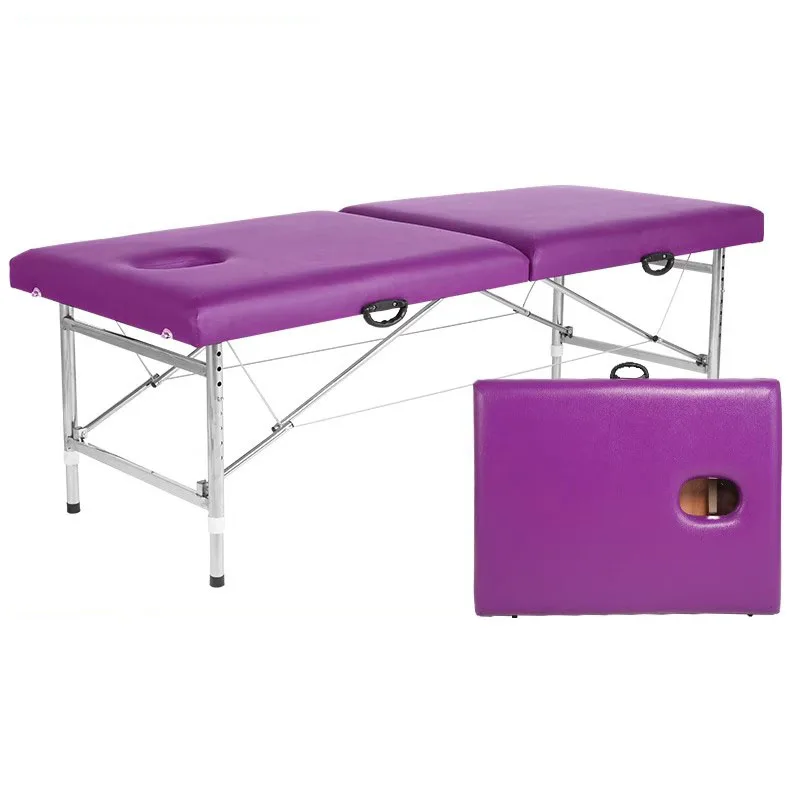 Folding Massage Table Salon Beauty Tattoo Lash Pedicure Bed Mattresses Portable Facial Massage Liege Salon Furniture LJ50MB